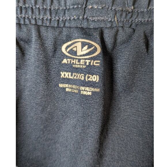 Athletic Works Women's Size XXL / 20 Navy Blue Lined Running Shorts with Pockets - Picture 6 of 6